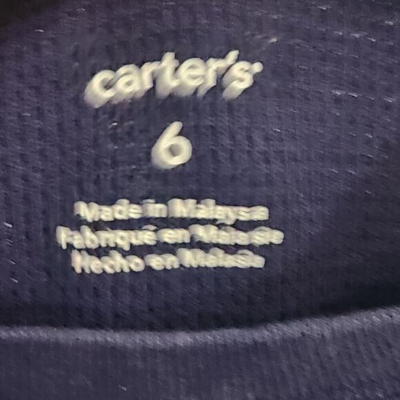 Carter's Dinosaurs Thermal Long Sleeve Shirt Blue
Autumn Graphic Tee Boys Size 6 - Picture 4 of 4